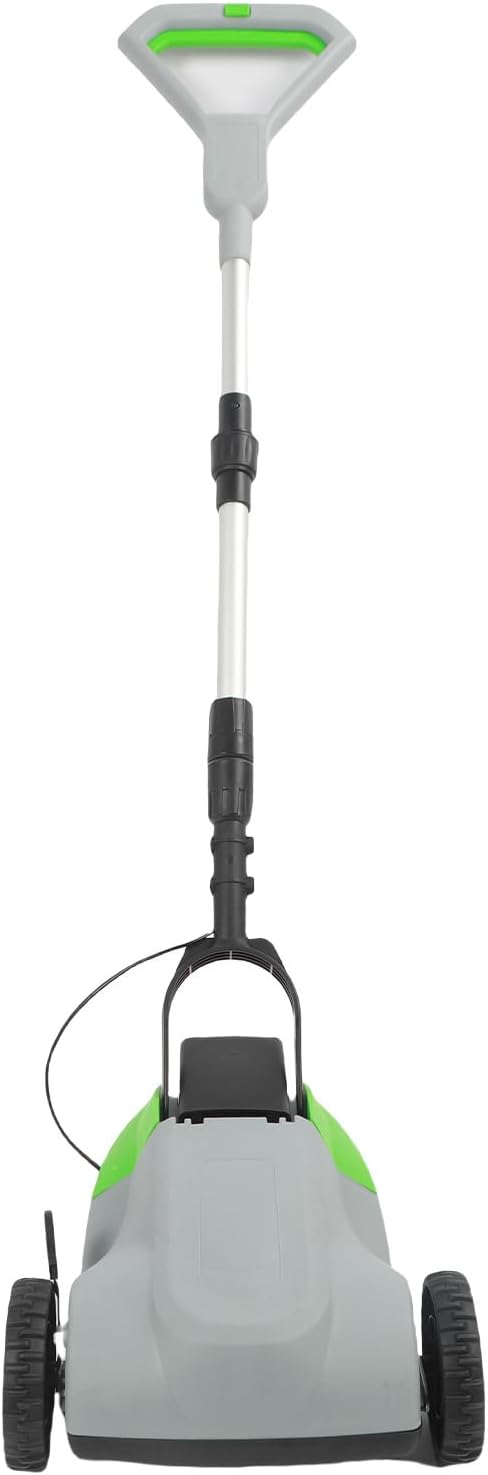 Generic Schnurloser Rasenmäher Abnehmbarer Griff Einfacher Speicher 1,06 Bis 2,2 Zoll Schneidhöhen Batteriegelbgelb Gelb (EU-Stecker)