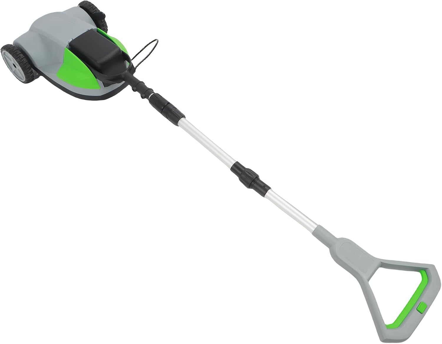 Generic Schnurloser Rasenmäher Abnehmbarer Griff Einfacher Speicher 1,06 Bis 2,2 Zoll Schneidhöhen Batteriegelbgelb Gelb (EU-Stecker)