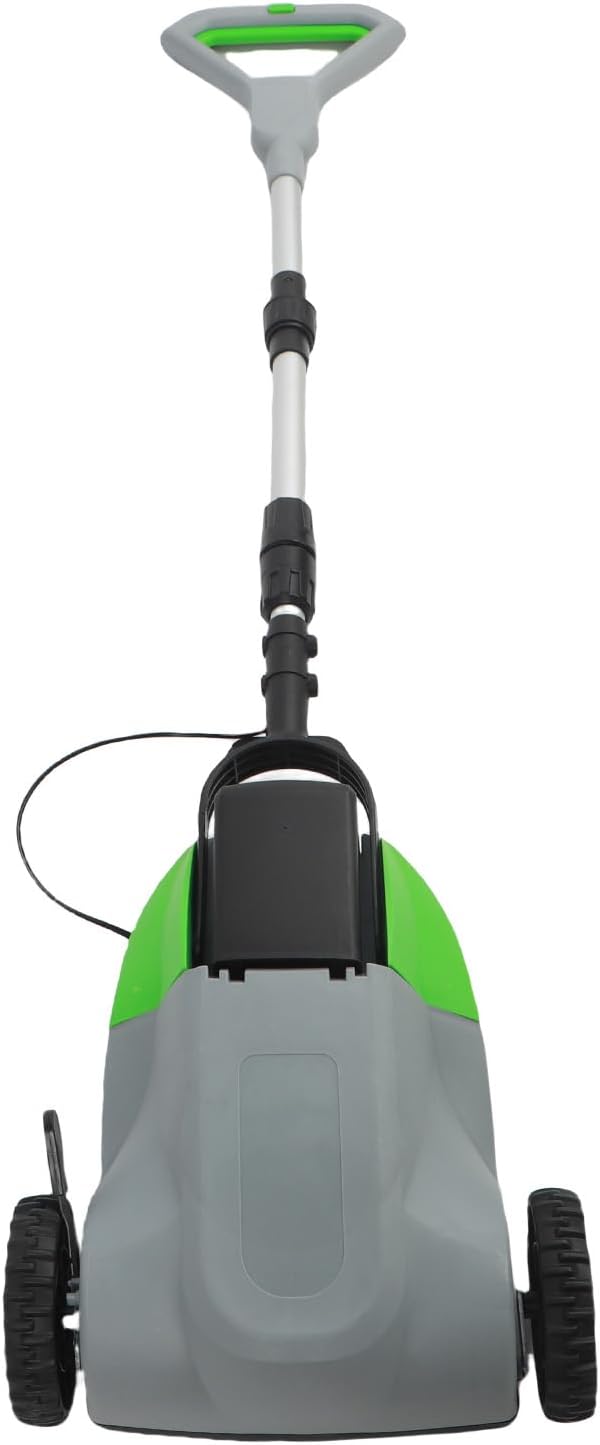 Generic Schnurloser Rasenmäher Abnehmbarer Griff Einfacher Speicher 1,06 Bis 2,2 Zoll Schneidhöhen Batteriegelbgelb Gelb (EU-Stecker)