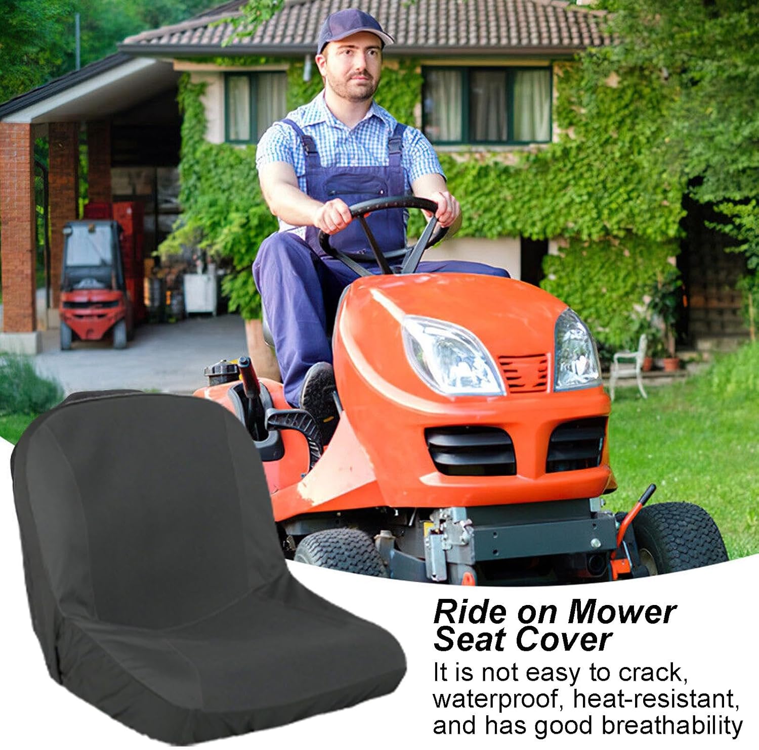 Sitzbezug für Rasentraktor, Sitzbezug für Rasenmäher, Sitzabdeckung für Traktor, Sattelabdeckung für Traktorkanäle, Asi